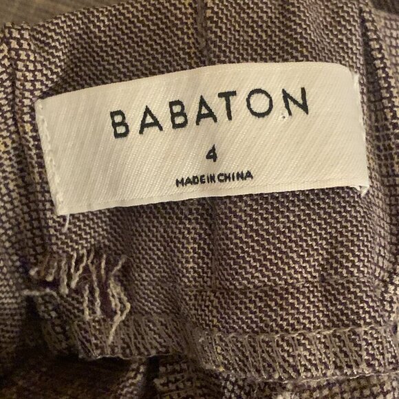 Aritzia Babaton Conan Plaid Dress Pants Trousers - Picture 6 of 9